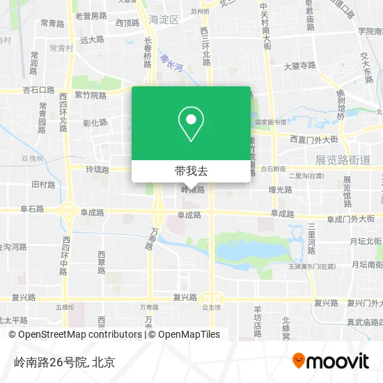 岭南路26号院地图