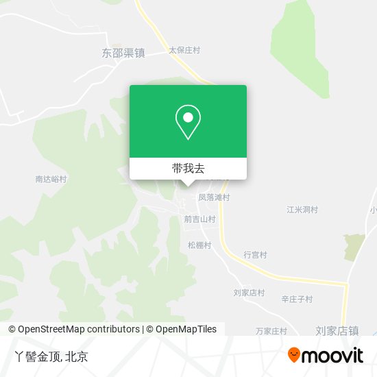 丫髻金顶地图
