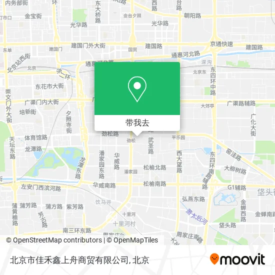 北京市佳禾鑫上舟商贸有限公司地图