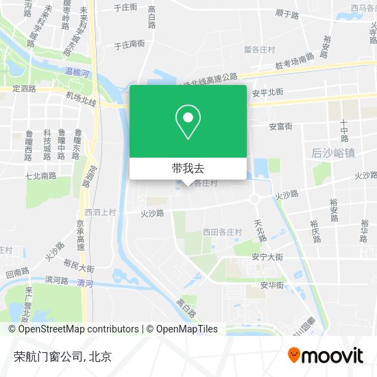 荣航门窗公司地图