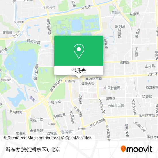 新东方(海淀桥校区)地图