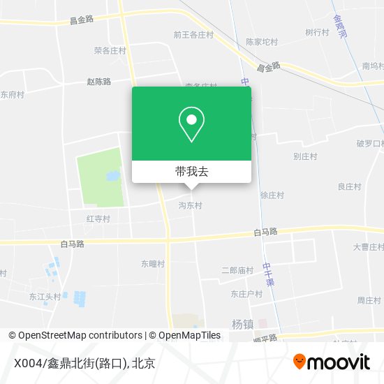 X004/鑫鼎北街(路口)地图