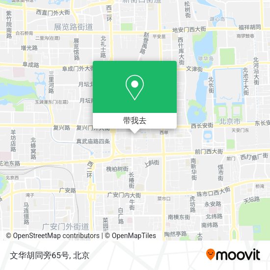 文华胡同旁65号地图
