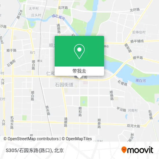 S305/石园东路(路口)地图