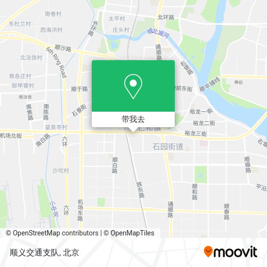 顺义交通支队地图