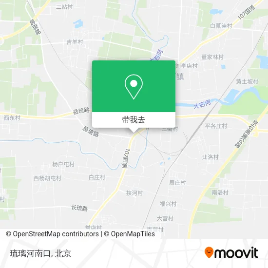 琉璃河南口地图