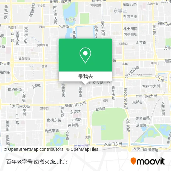 百年老字号 卤煮火烧地图