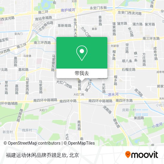 福建运动休闲品牌乔踏足欣地图