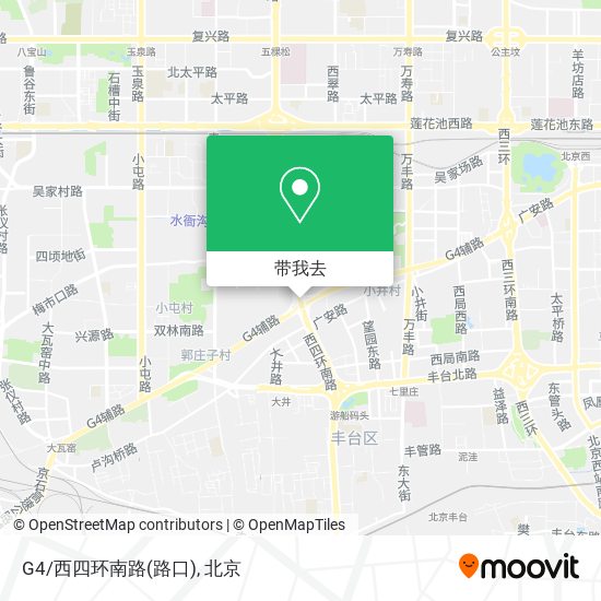 G4/西四环南路(路口)地图