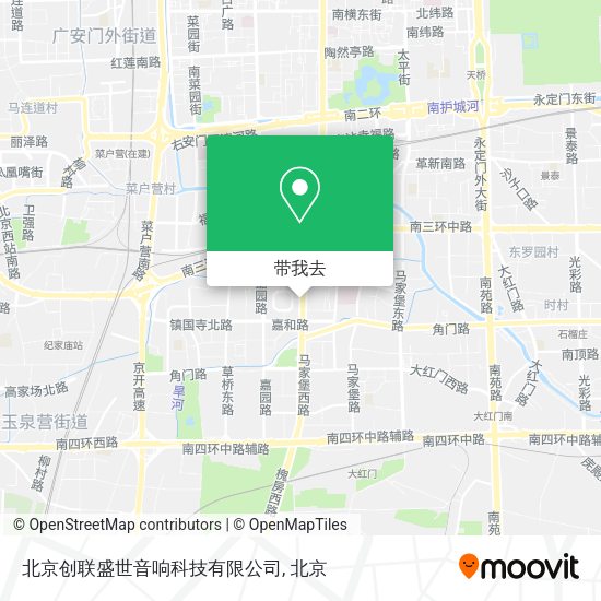 北京创联盛世音响科技有限公司地图