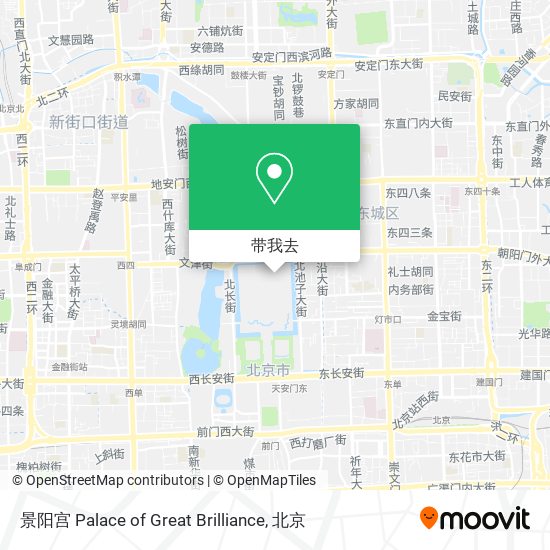 景阳宫 Palace of Great Brilliance地图