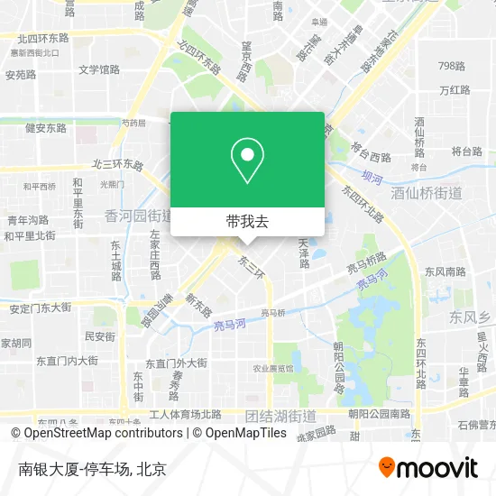 南银大厦-停车场地图