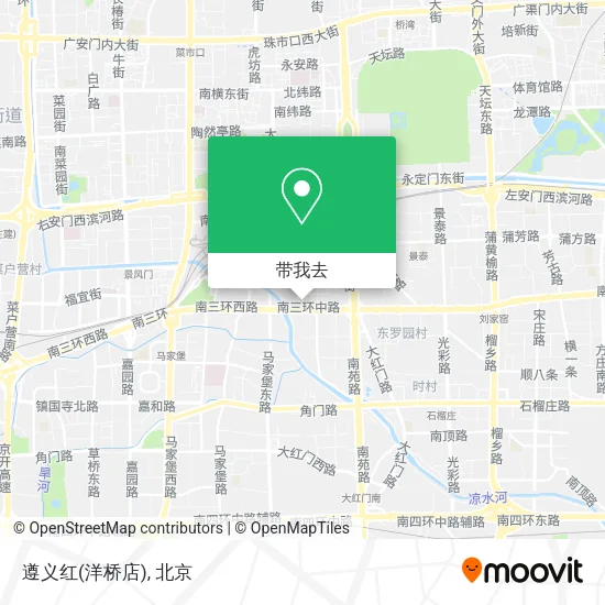 遵义红(洋桥店)地图