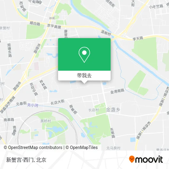 新蟹宫-西门地图