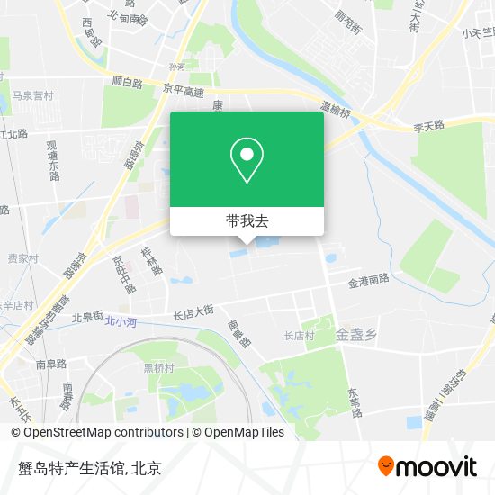 蟹岛特产生活馆地图