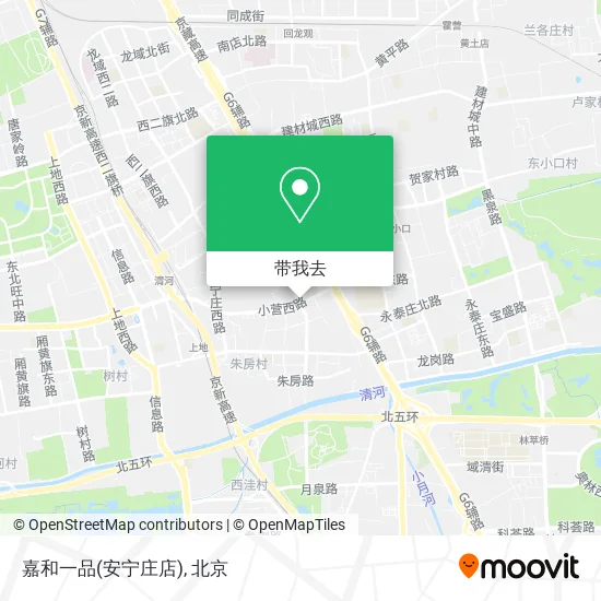 嘉和一品(安宁庄店)地图