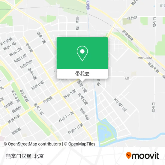 熊掌门汉堡地图