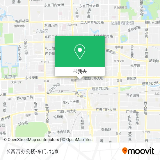 长富宫办公楼-东门地图
