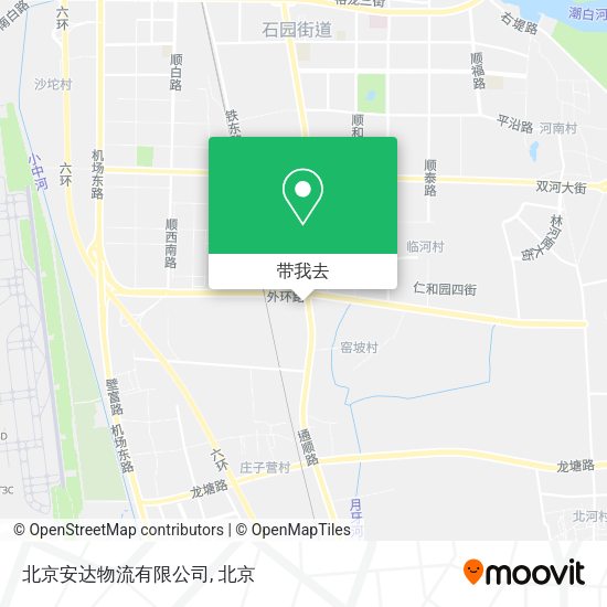 北京安达物流有限公司地图