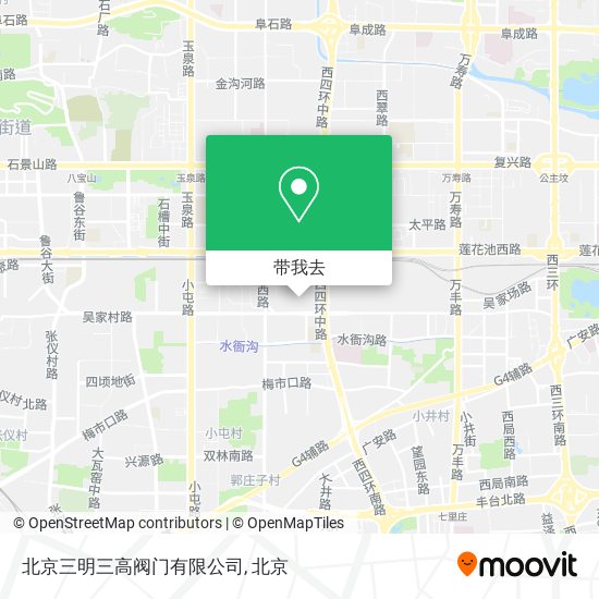 北京三明三高阀门有限公司地图