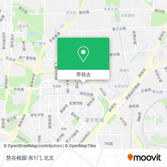 慧谷根园-东1门地图