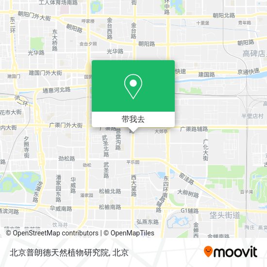 北京普朗德天然植物研究院地图