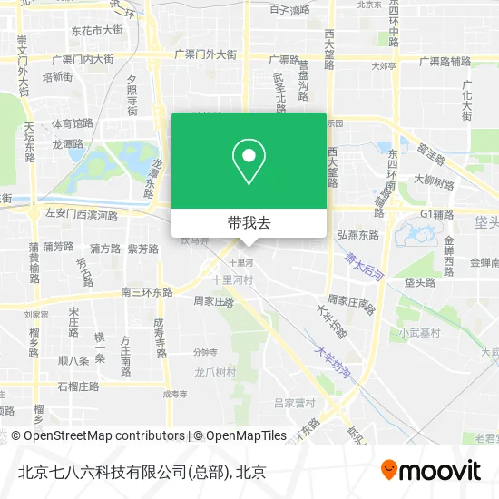 北京七八六科技有限公司(总部)地图