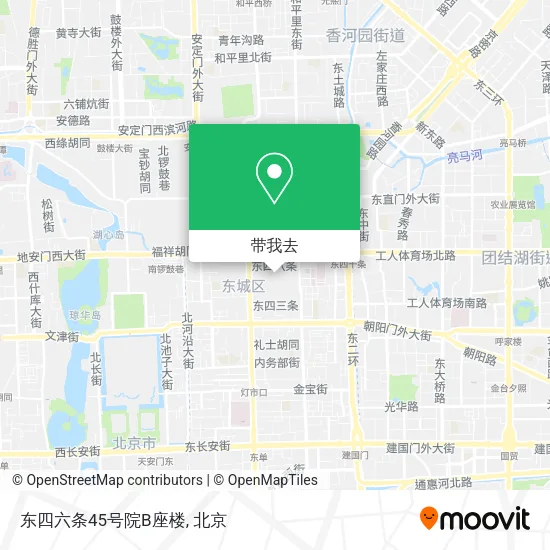 东四六条45号院B座楼地图