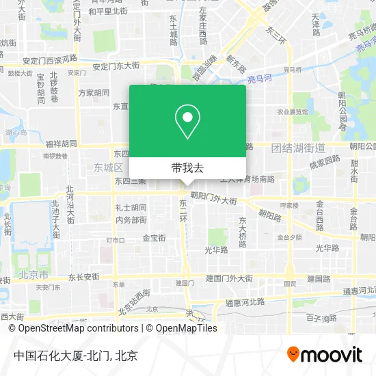 中国石化大厦-北门地图