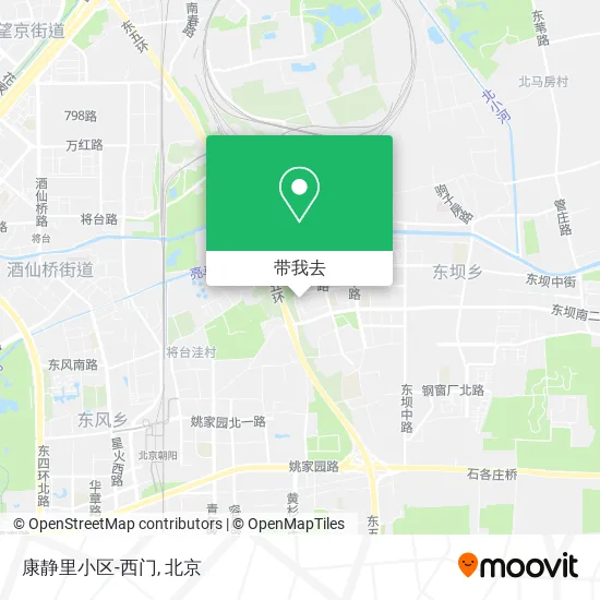 康静里小区-西门地图