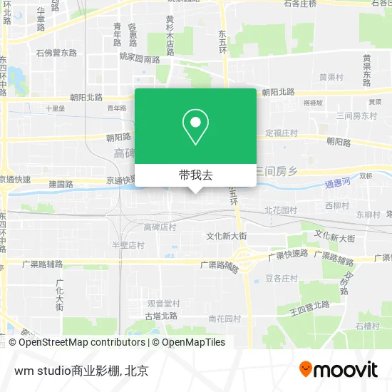 wm studio商业影棚地图