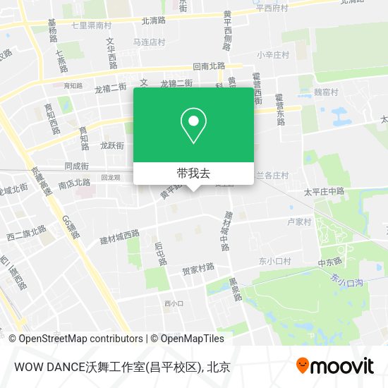 WOW DANCE沃舞工作室(昌平校区)地图