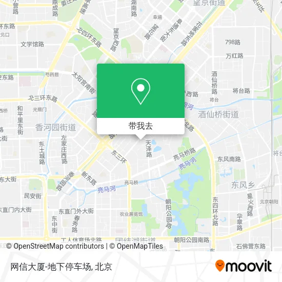 网信大厦-地下停车场地图