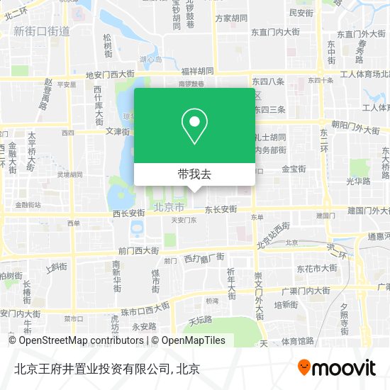 北京王府井置业投资有限公司地图