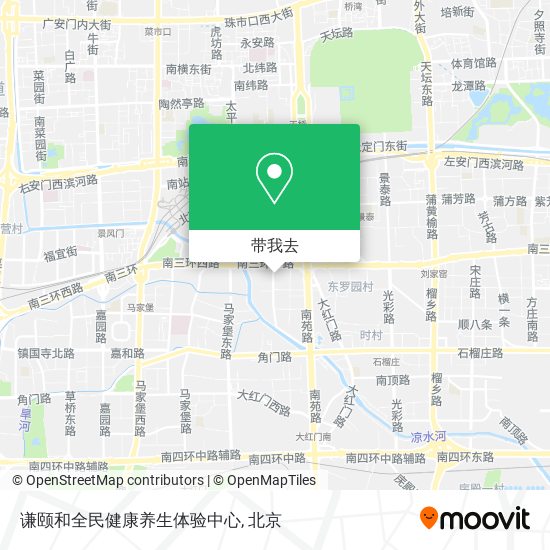 谦颐和全民健康养生体验中心地图