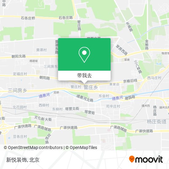 新悦装饰地图