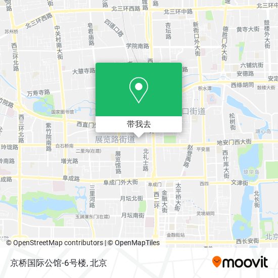 京桥国际公馆-6号楼地图