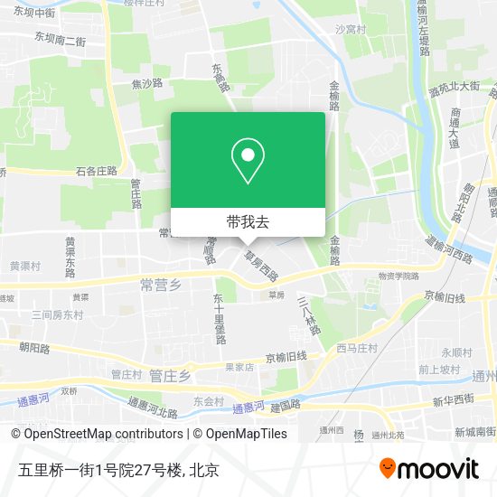 五里桥一街1号院27号楼地图
