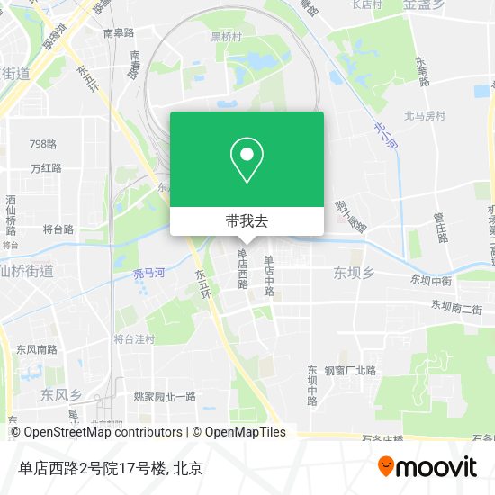 单店西路2号院17号楼地图