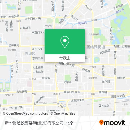 新华财通投资咨询(北京)有限公司地图