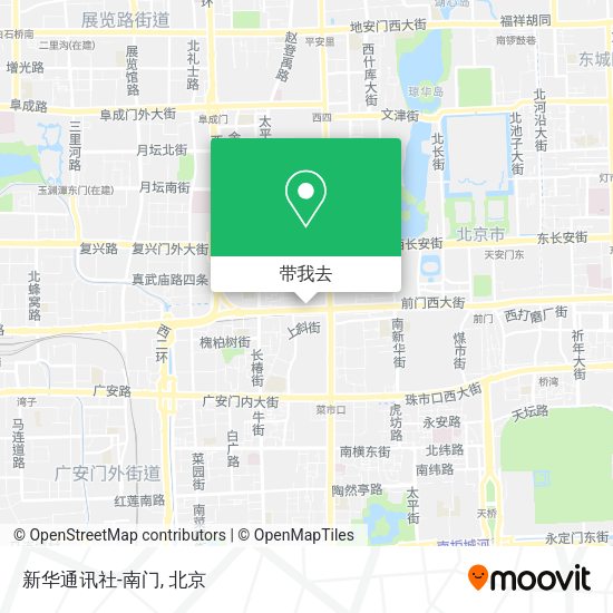 新华通讯社-南门地图