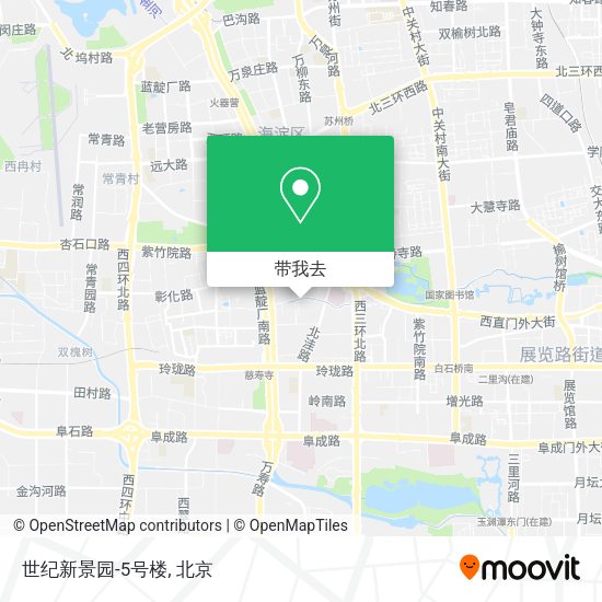 世纪新景园-5号楼地图