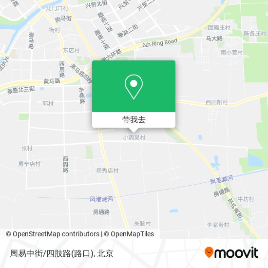 周易中街/四肢路(路口)地图