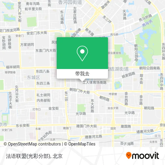 法语联盟(光彩分部)地图
