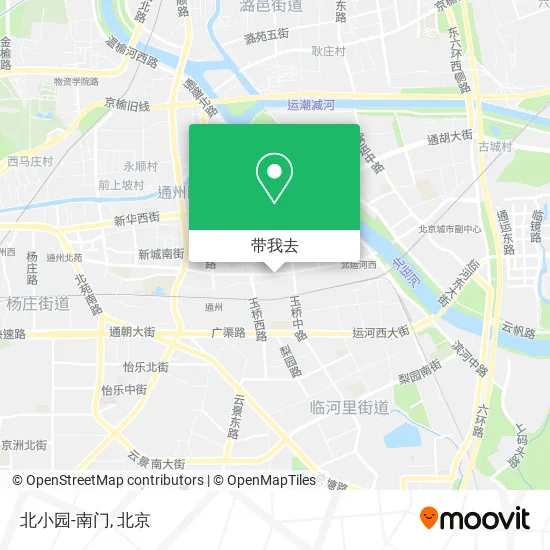 北小园-南门地图