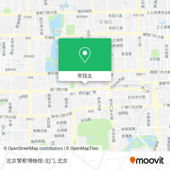 北京警察博物馆-北门地图