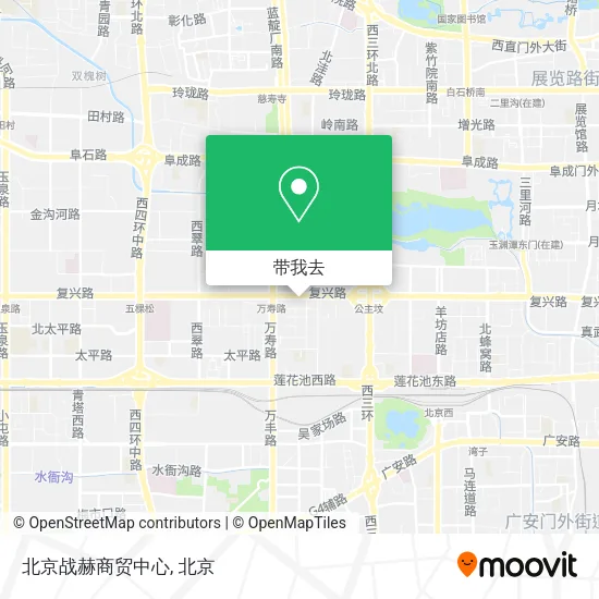 北京战赫商贸中心地图