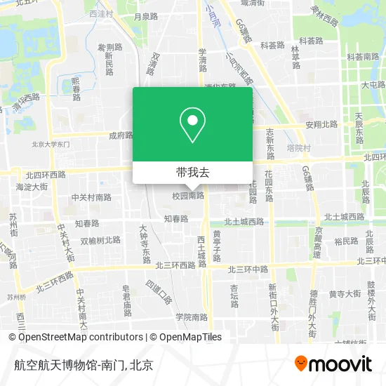航空航天博物馆-南门地图