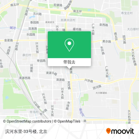 滨河东里-33号楼地图