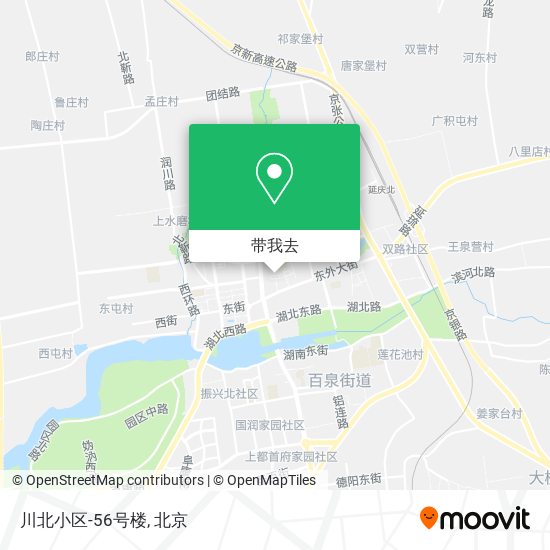 川北小区-56号楼地图